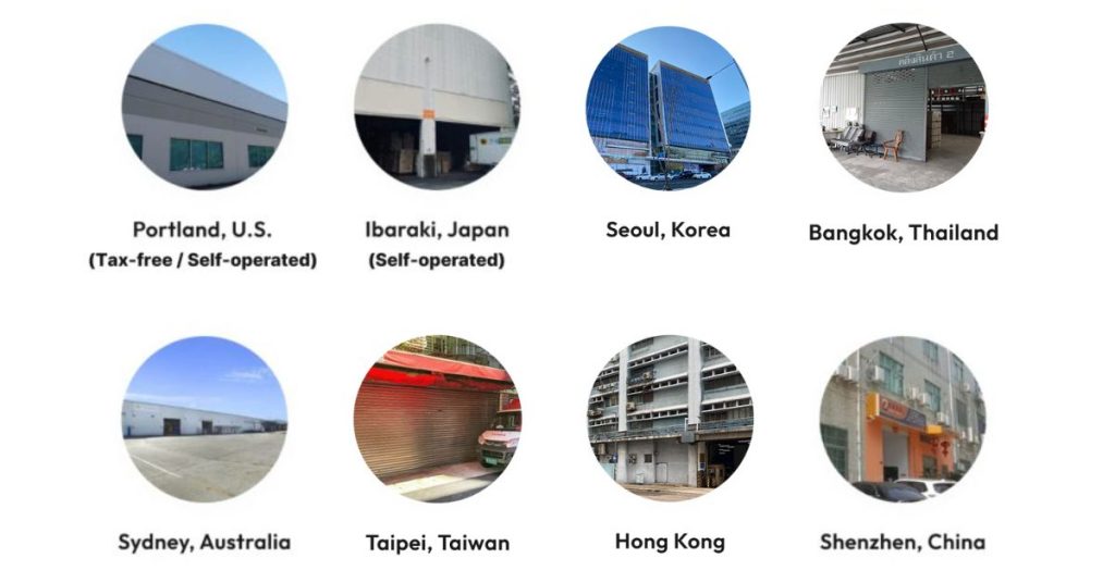 Our Warehouse Addresses